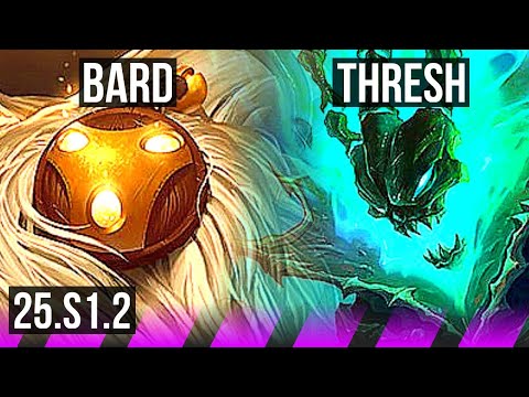 BARD & Miss Fortune vs THRESH & Jinx (SUP) | KR Master | 25.S1.2