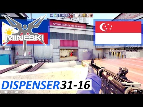 dispenser 31-16 POV / Mineski vs RHD / Cache / CS:GO ESEA Open Season 24 Asia-Pacific