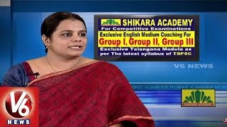 Career Point | TSPSC Notifications | Preparation for Groups | Shikara Academy | V6 News