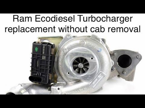 Ram Ecodiesel Turbocharger Replacement WITHOUT taking off Cab!