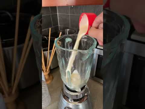 Whipped cream from blender