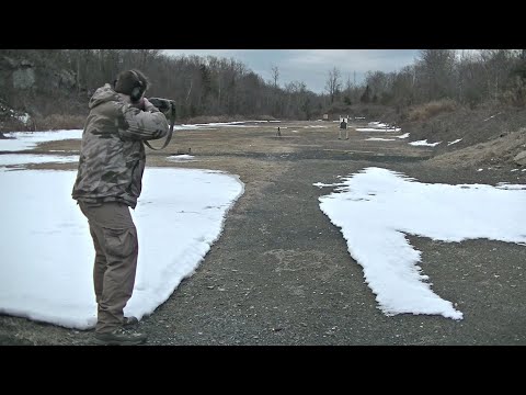 Long range 00 Buckshot pattern test 25, 50, 100 yards - Federal Flite Control vs Standard Buckshot