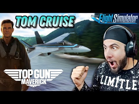 DANGEROUS LOW FLIGHT CHALLENGE - Microsoft Flight Simulator Top Gun With F/A-18 Hornet