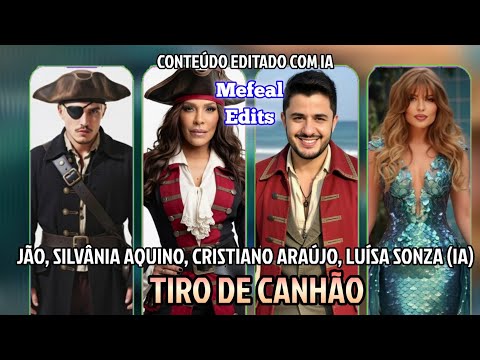 TIRO DE CANHÃO - Jão, Silvânia Aquino, Cristiano Araújo, Luísa Sonza (AI MUSIC VIDEO) - FEITO COM IA