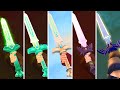 Zelda Skyward Sword HD All Goddess To Master Sword Upgrades