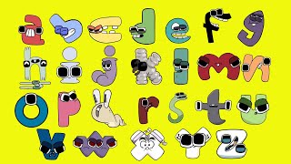 Complete LOWERCASE Alphabet Lore Compiled,Alphabet Transformation,Alphabet Lore#7