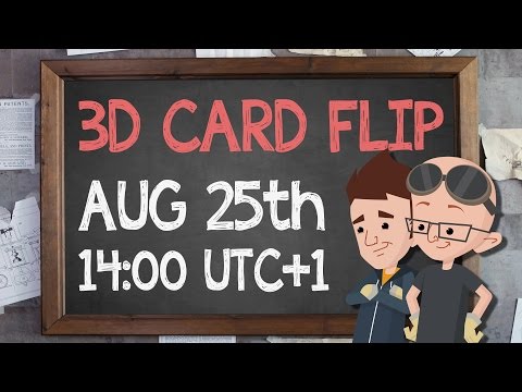3D Card Flip: Live Code Session - Thursday 25th August