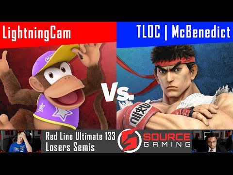 Red Line Ultimate 133 - Losers Semis - LightningCam vs TLOC | McBenedict