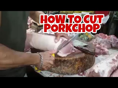HOW TO CUT PORKCHOP FOR BUSINESS/Kuya Larry #shorts