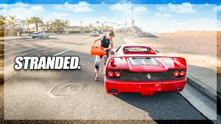 We Ran Out of Gas in a $4.8M Ferrari F50