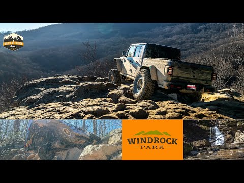 Exploring Windrock Off-Road Park in a Jeep Gladiator | Inside Line