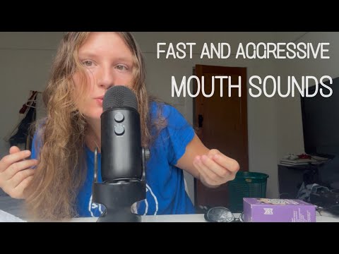 ASMR fast and aggressive mouth sounds