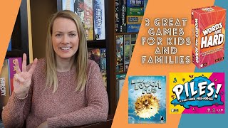 3 Fun Games for Kids and Families | Time Pressure, Memory, and Tactile Discovery