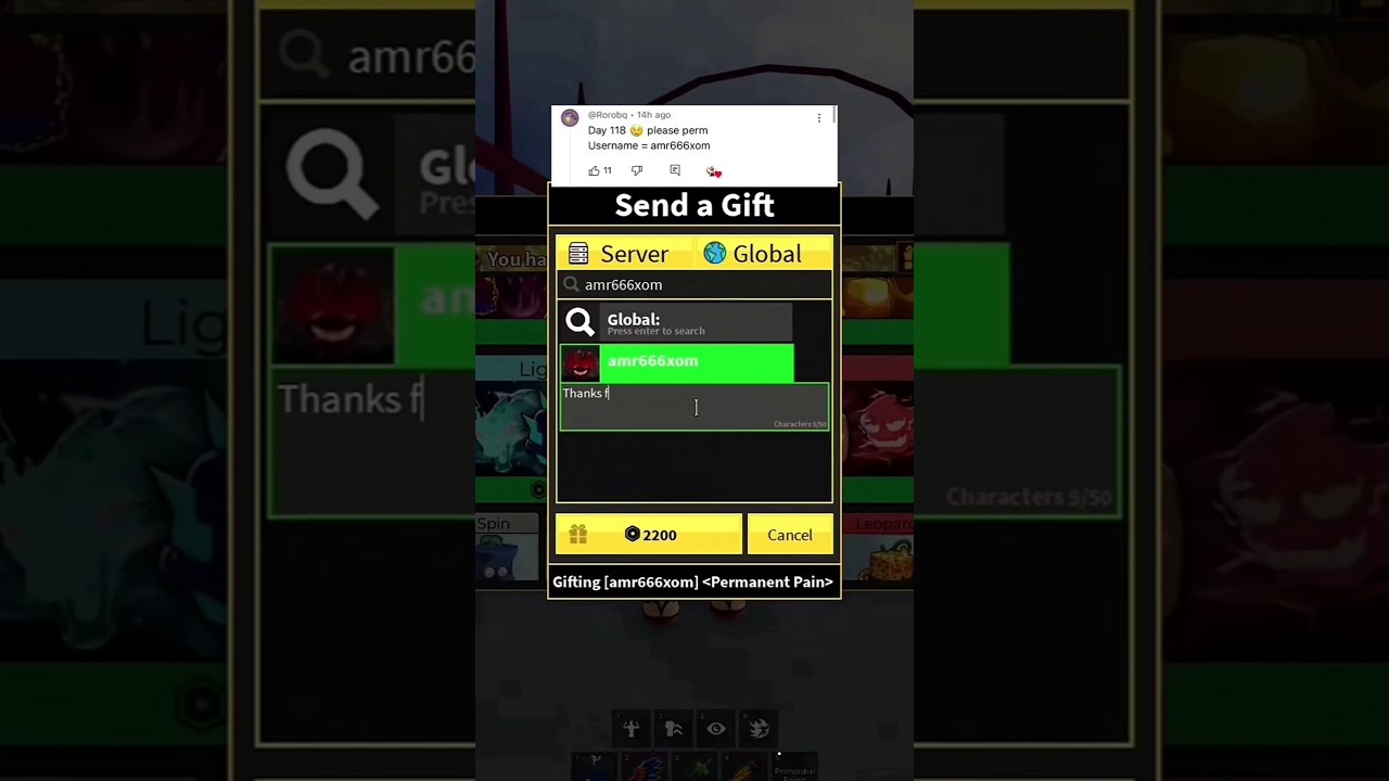 gifting free perm dragon fruit !! blox fruit Roblox #roblox #bloxfruit #plsdonate