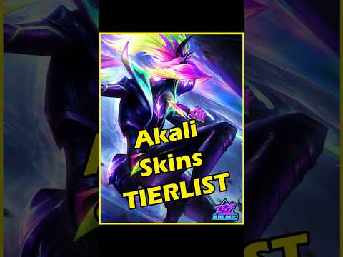 Akali Skins Tier List #leagueoflegends #akali #tierlist #worlds2024 #gaming #riotgames #arcane