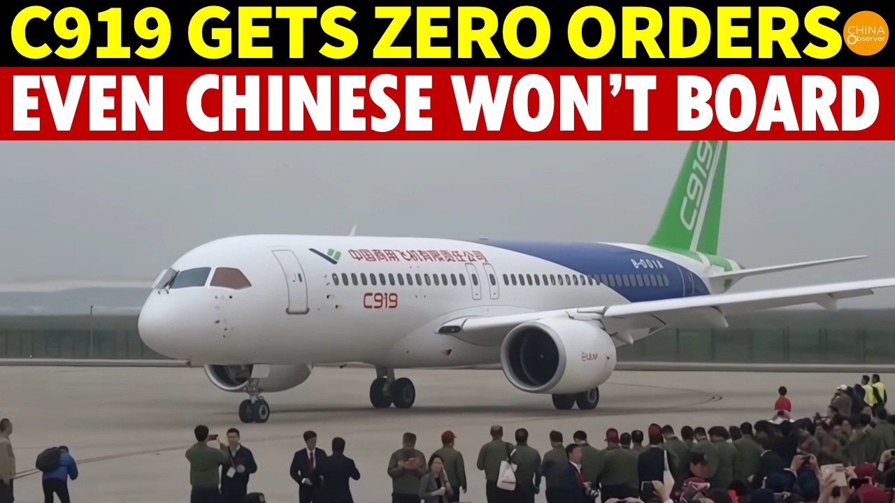 C919 Gets Zero Orders at Singapore Airshow, Even Chinese Won’t Board, Luggage Rack Design Poor