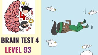 🧠 Brain Test 4 Level 93 | Oh no! Jenny's parachute is not working! | Walkthrough