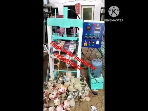 Fully Automatic Double Die Paper Plate Machine