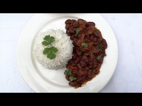 I tried making rajma chawal for the first time |Punjabi style rajma recipe