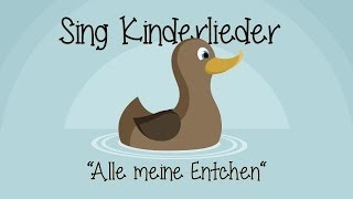 Musik-Video-Miniaturansicht zu Alle meine Entchen Songtext von Kindermusik