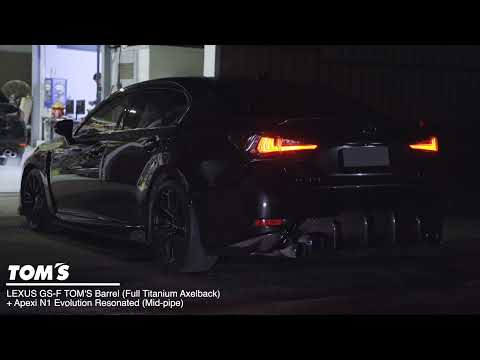 Lexus GSF 7K Ti Axle back with Mid pipe LOUD!!