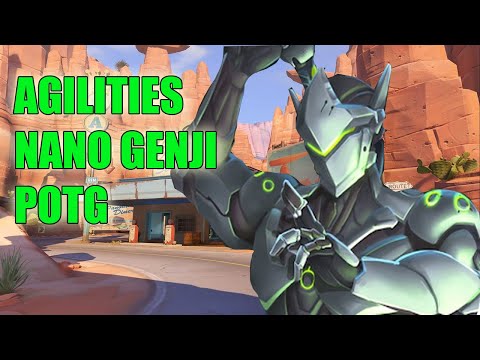 AGILITIES PRO GENJI GAMEPLAY  POTG - GRAND MASTER OVERWATCH SEASON 22