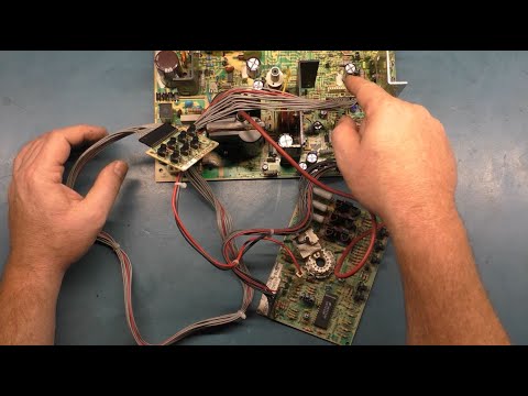 25" K7400 Arcade Monitor Chassis Repair - Vertical Hold Drifting, B+ Adjustment, Shutdown Adjustment