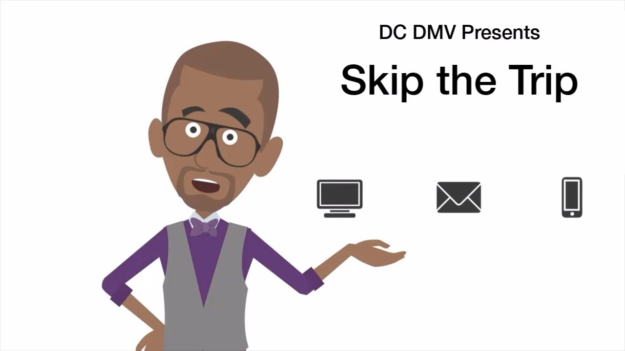 Skip the Trip! Use one DC DMV's 55+ Online Services