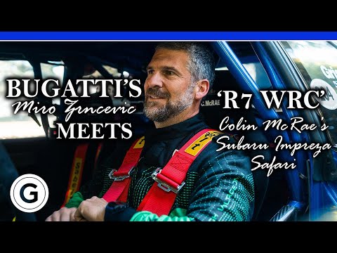 When Bugatti’s test-driver met Colin McRae’s Subaru Impreza WRC98…