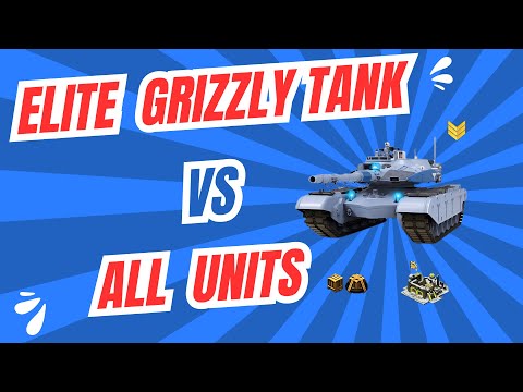 Elite Grizzly Tank  Vs All Units | Red Alert 2