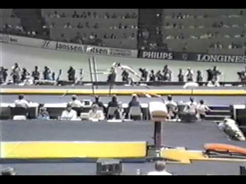 1st TO ROM Celestina Popa UB   1987 World Gymnastics Championships 9 875