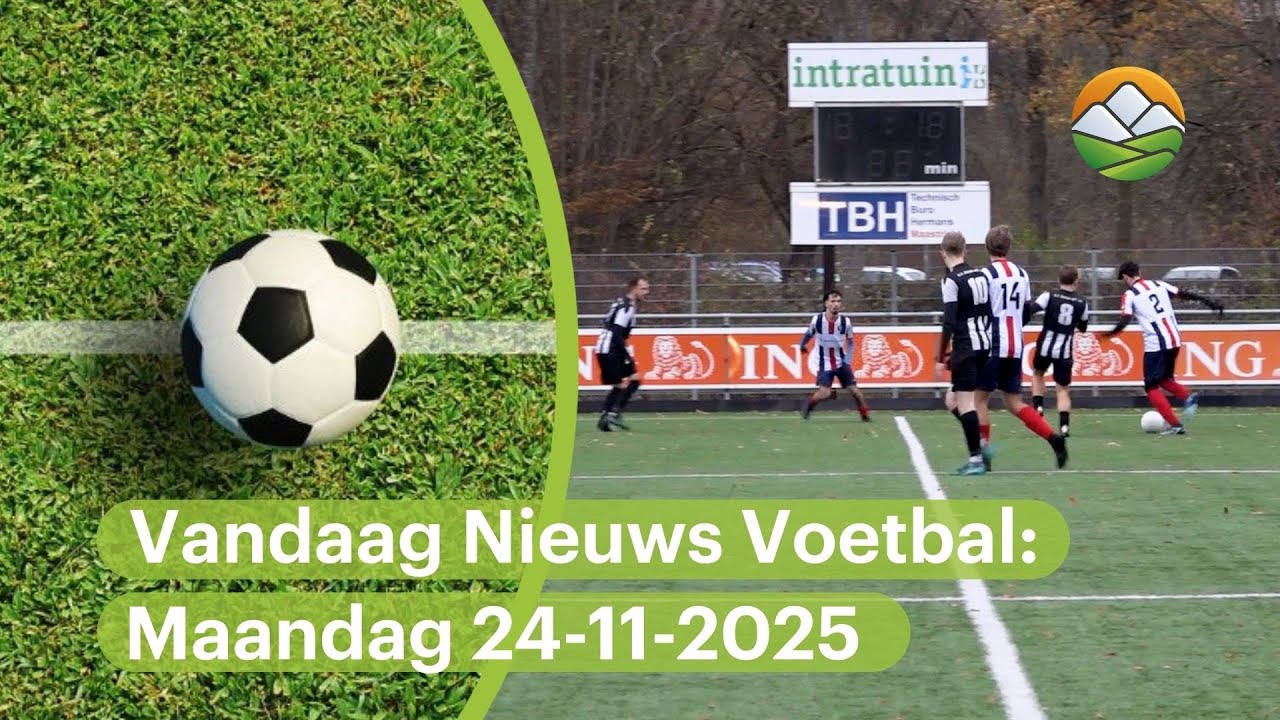 Vandaag Nieuws Voetbal: Zwart-Wit ’19 pakt late zege na rode kaart voor DBSV