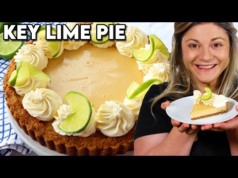 BEST Key Lime Pie Recipe with Graham Cracker Crust!