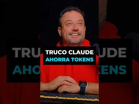 TRUCO CLAUDE AHORRA TOKENS#ia #ai #inteligenciaartificial #chatgpt #bigdata #data #bilbao #Claude