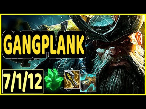 GANGPLANK VS PANTHEON - 7/1/12 KDA TOP GAMEPLAY EMERALD IV