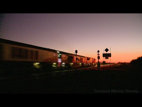 1MA9 SCT Mixed Freight Train At Gheringhap Loop (26/5/2024) - PoathTV Australian Railways