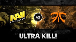Team Wipe by Na'Vi vs Fnatic @ D2 Champions League S3