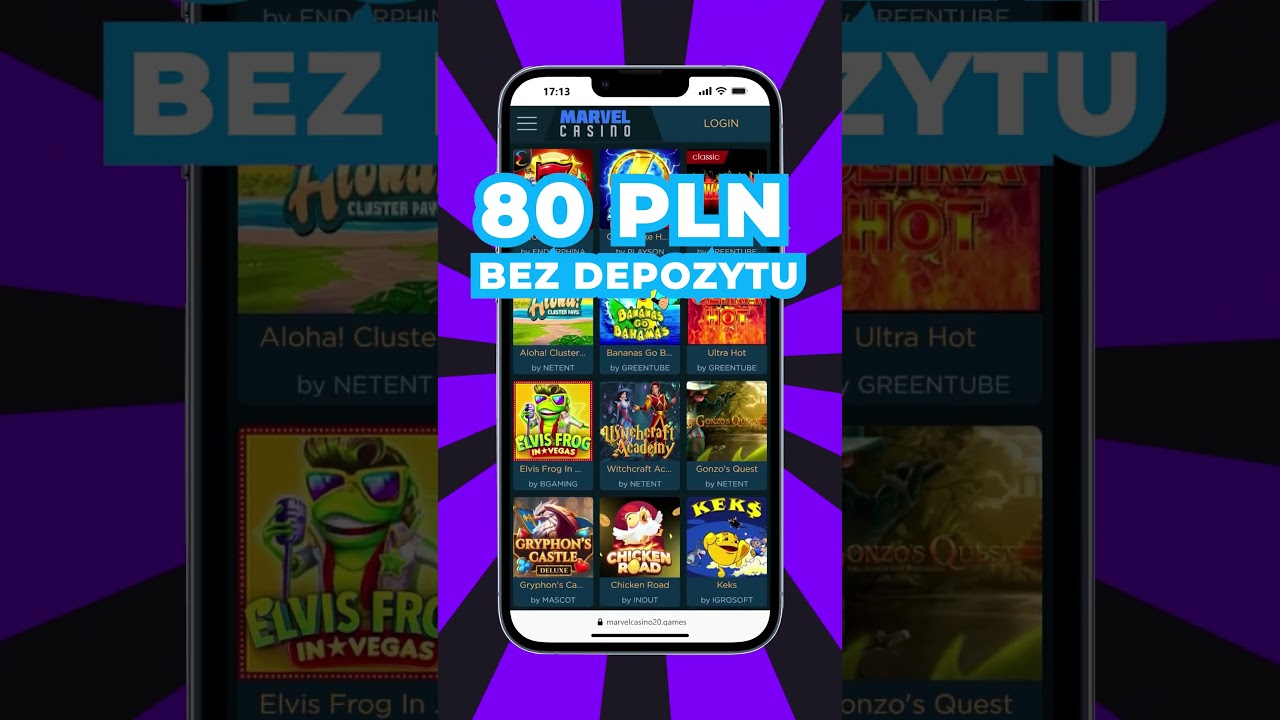 Bonus bez depozytu w Marvel Casino WIDEO