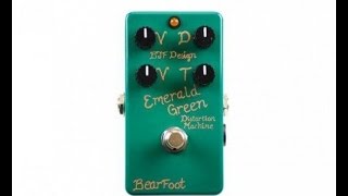 Video thumbnail for Bearfoot FX Emerald Green Distortion Machine demo by Lance Seymour by Lance Seymour