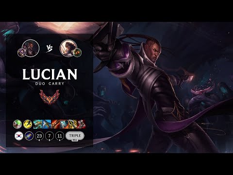 Lucian ADC vs Samira - KR Grandmaster Patch 12.16