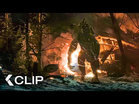 Deathclaw Kills Russian Army - FALLOUT Season 2 Clip | Walton Goggins