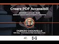 Creare PDF Accessibili [Fabrizio Caccavello]