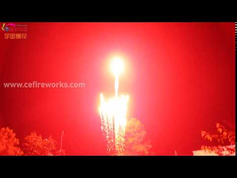 SG20201029 red tiger tail with red mine Fireworks pyrotechnics Pirotecnico Pirotecnia feuerwerk