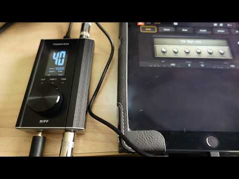 Positive Grid RIFF - iPad/iPhone Connectivity