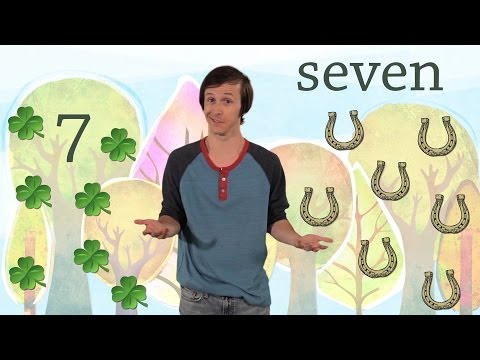 7 the number seven - kids learn to count numbers