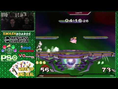 Melee - SHFFL - Singles - L2 - edge (Jigglypuff) vs 24oz (Mewtwo, Sheik)