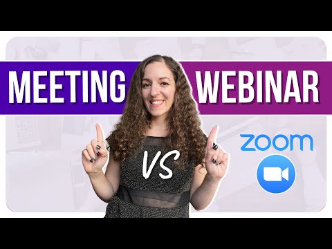 Difference Between Zoom Meeting or Zoom Webinar | Which One To Use? This Will Help You DECIDE