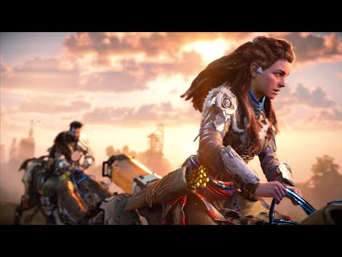 Horizon Forbidden West - Aloy and Varl travel back to Meridian