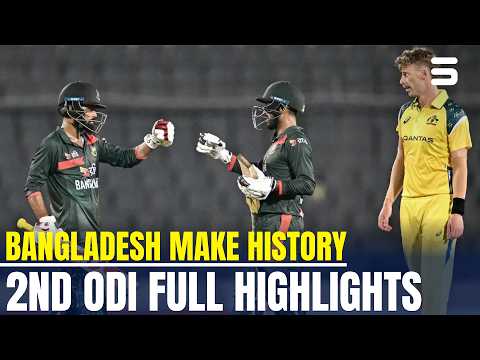 Bangladesh Win ODI Series Against Australia For The First Time 🏆| 2nd ODI 2026 | M9K1K