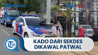 Sekdes di Pati Hadiahkan 3 Unit Mobil Mewah untuk Anak dan Keponakan, Konvoi Hadiah Dikawal Patwal